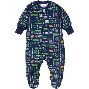 Seattle Seahawks Logo Blanket Sleeper (Size 12M & 18M Left)