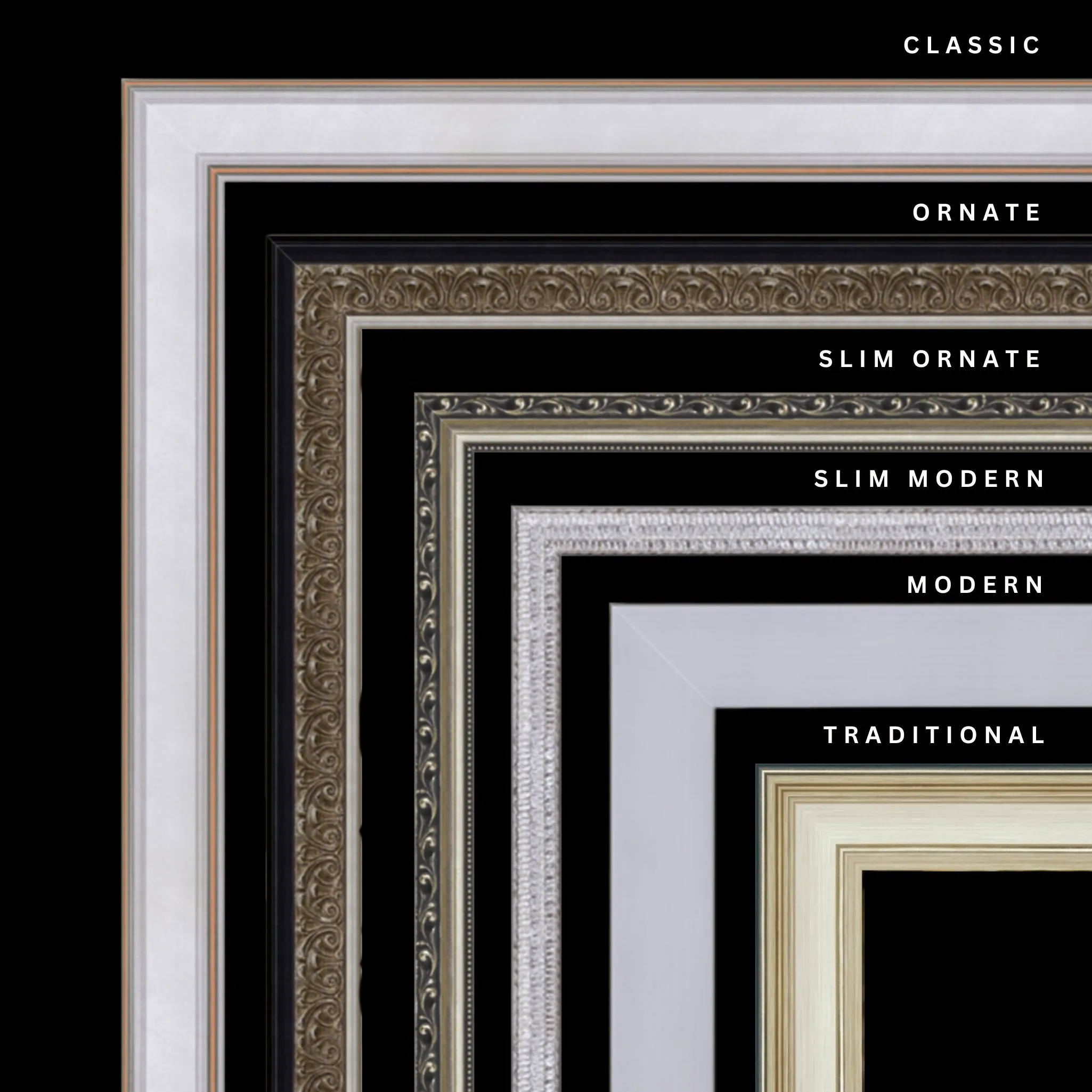 Silver 22x15 Picture Frame Ornate Traditional Classic Antique