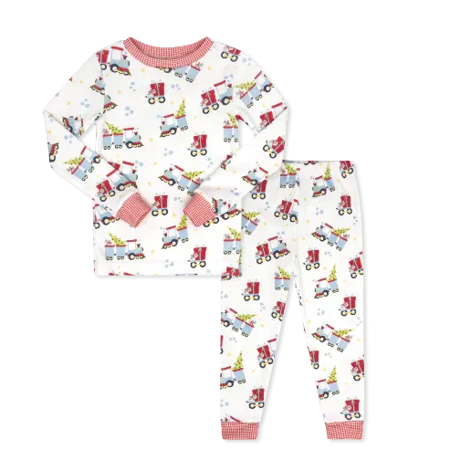 Sweet Pea Pajama Set - All Aboard