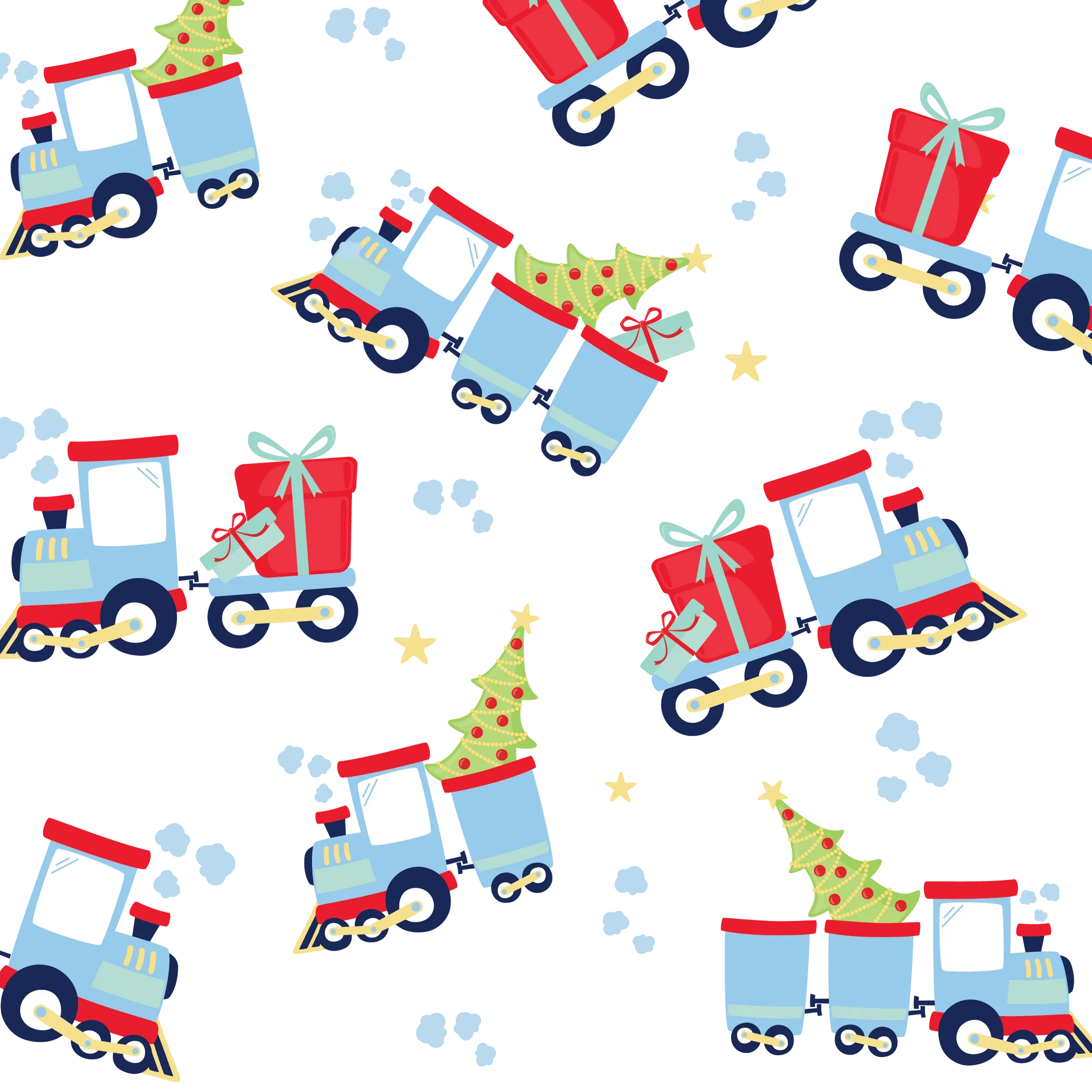 Sweet Pea Pajama Set - All Aboard