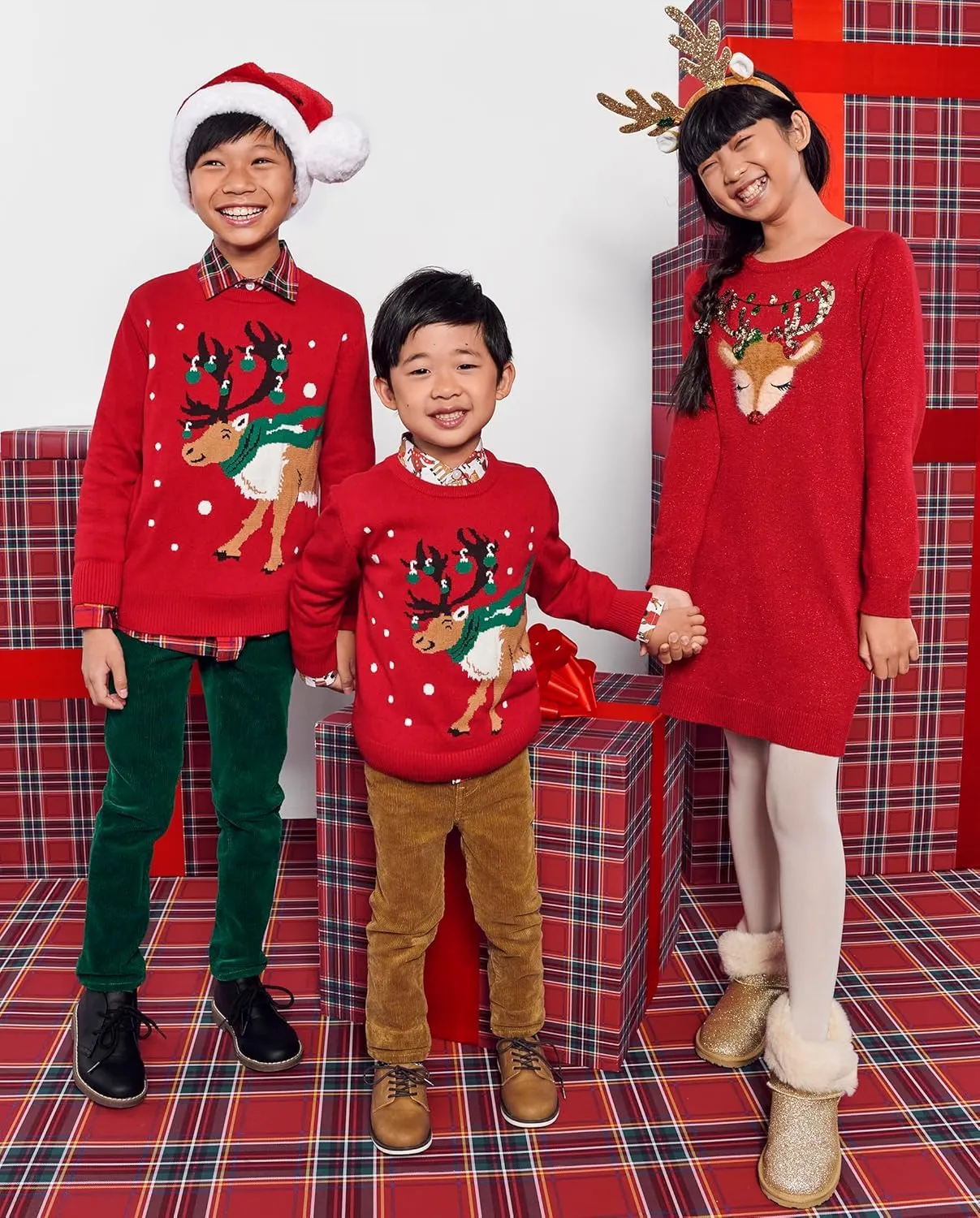 The Children's Place Boys' Long Sleeve Crew Neck Pullover Sweater