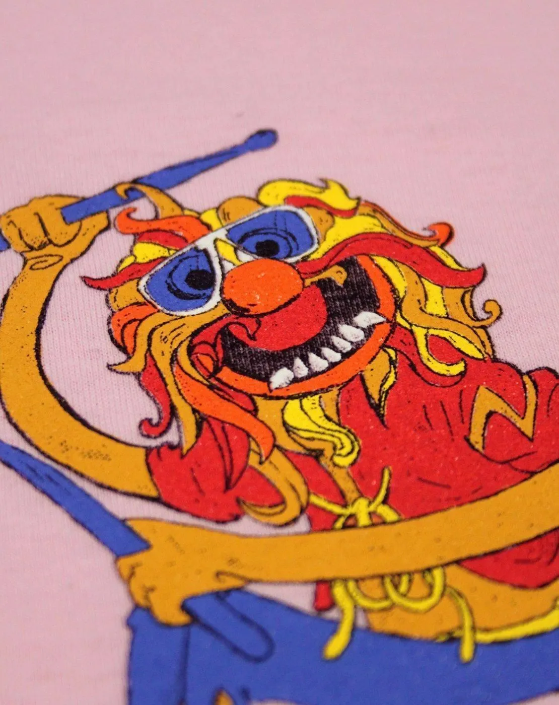 The Muppets Womens Pink Short Sleeved T-Shirt