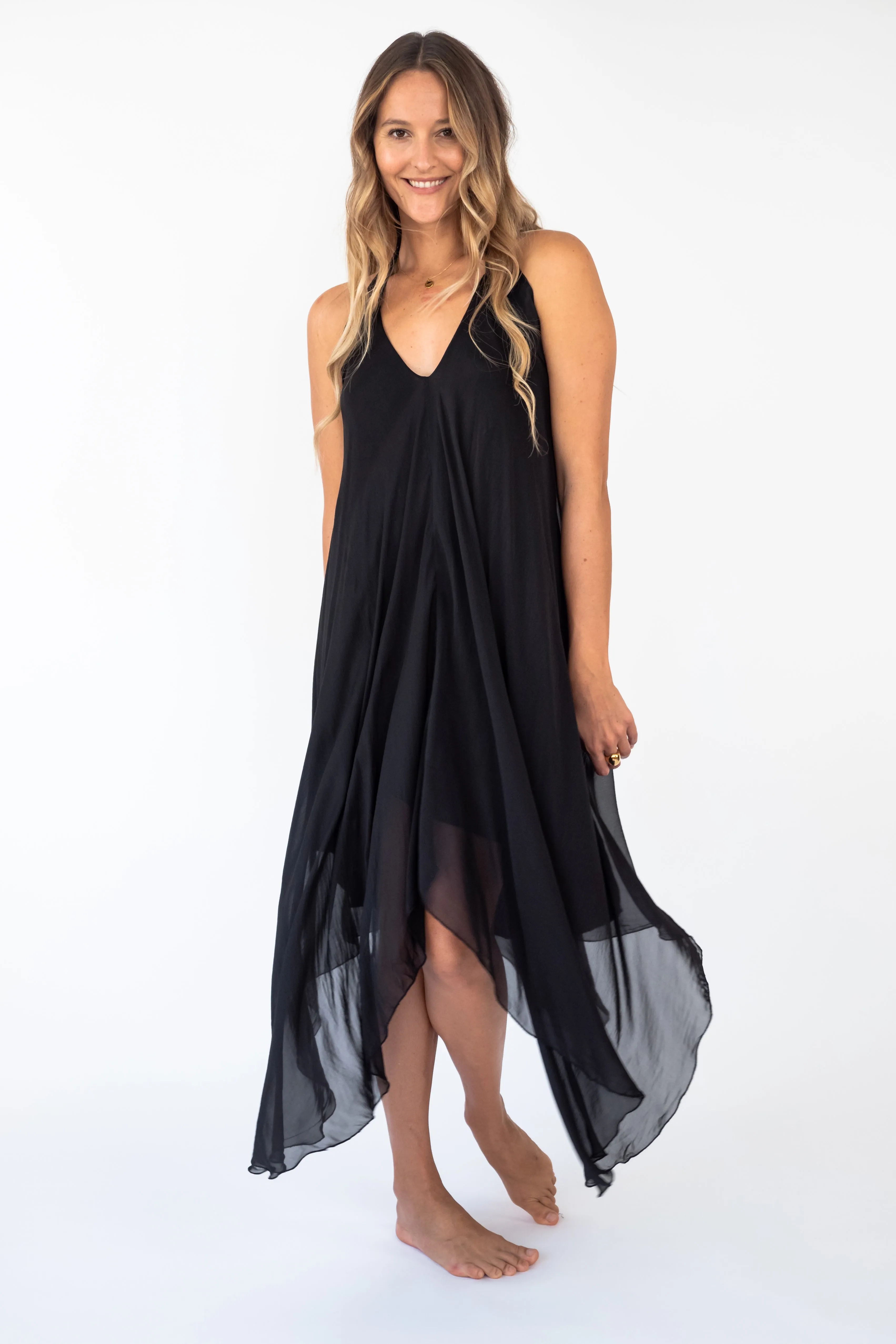 the PALI Silk Halter Dress