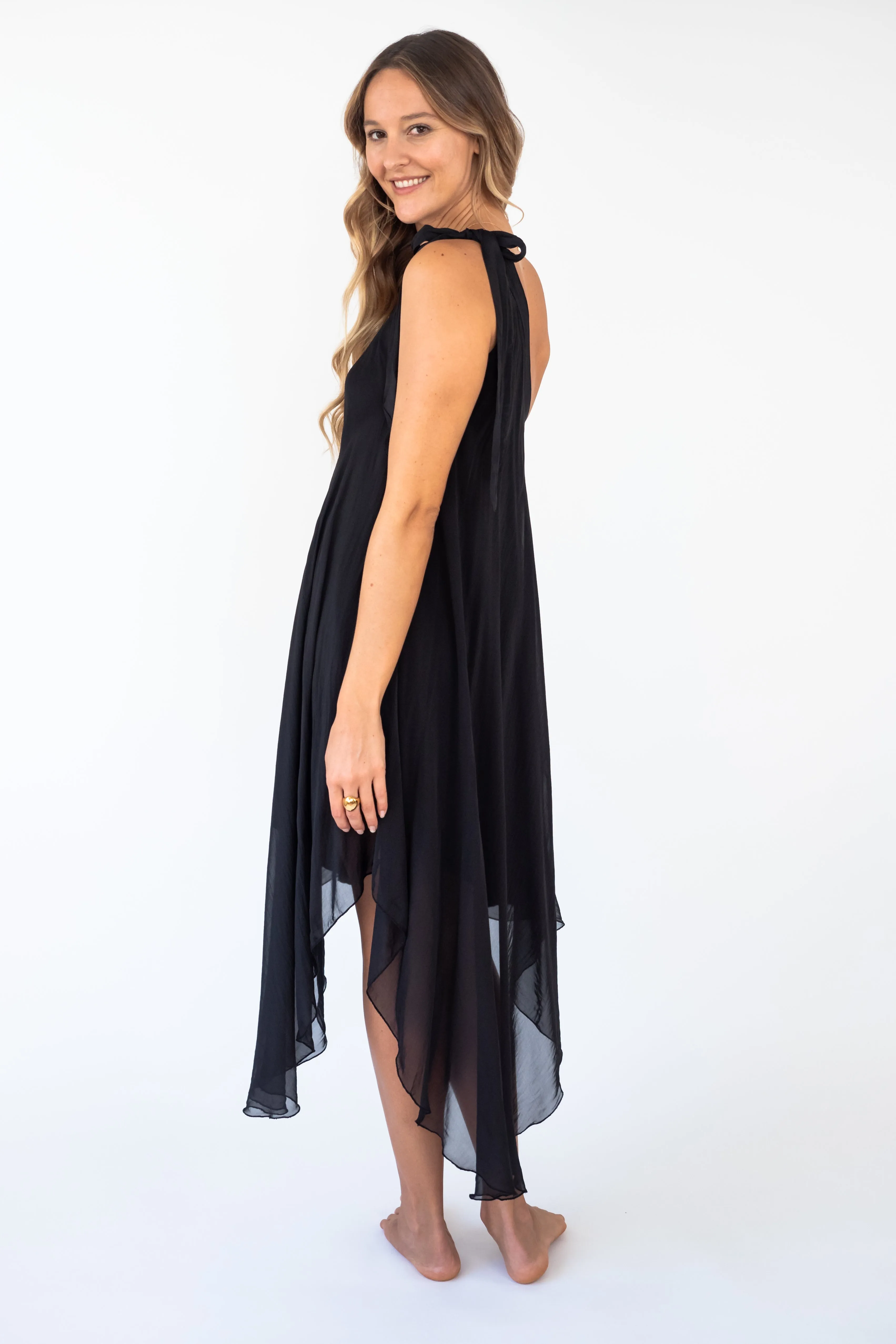 the PALI Silk Halter Dress