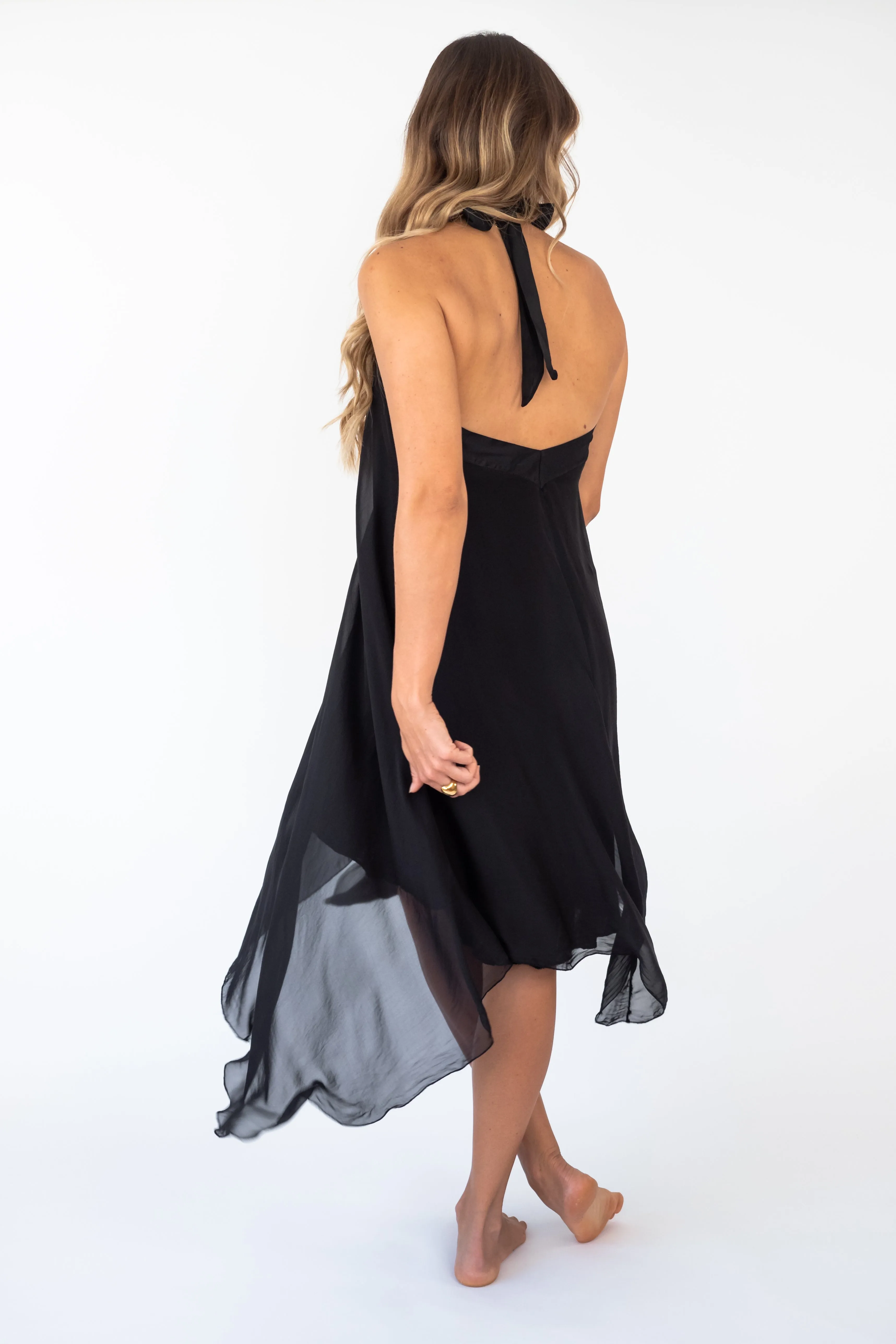 the PALI Silk Halter Dress