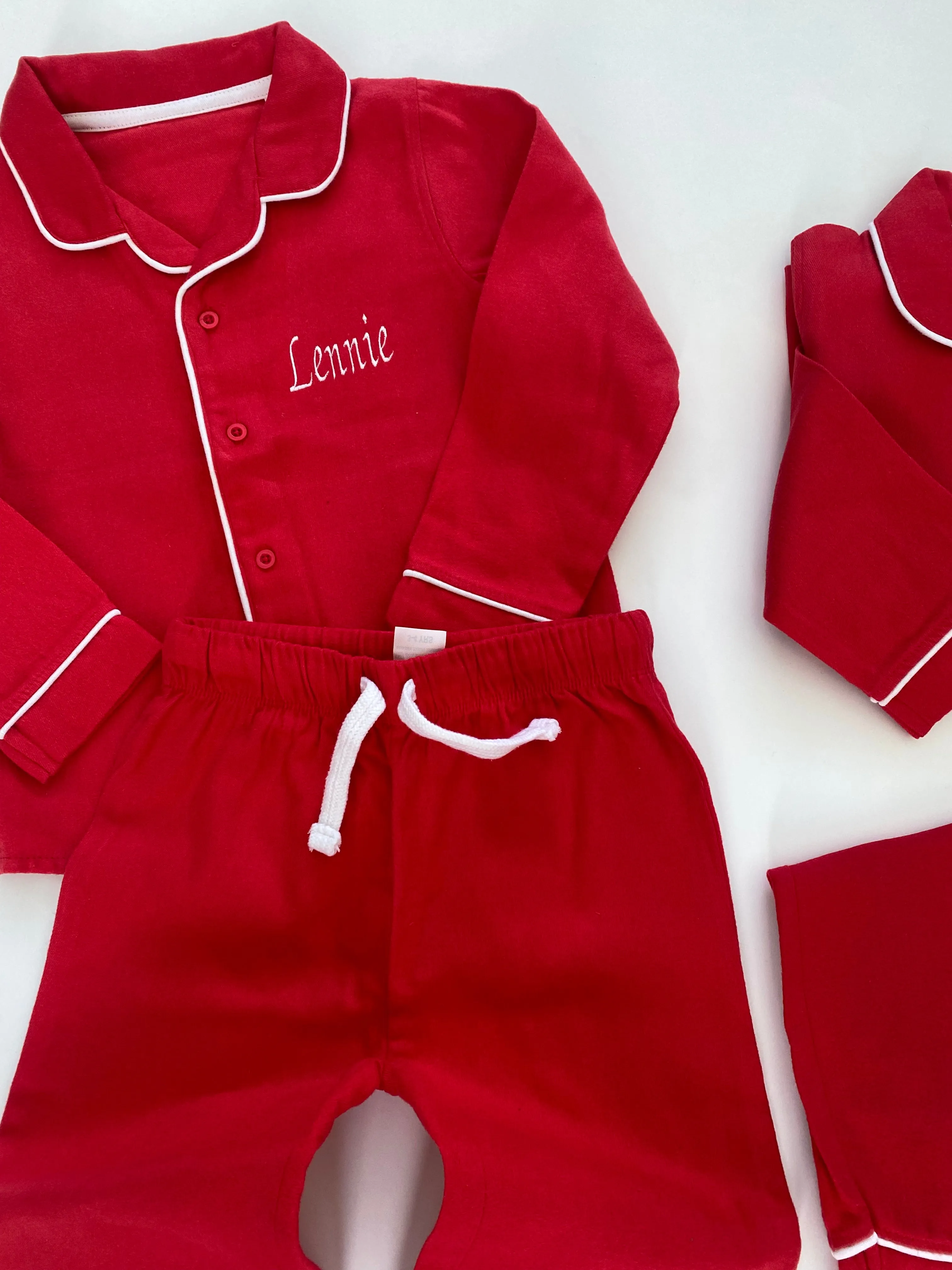 Traditional Embroidered Pjs (6months-10years)