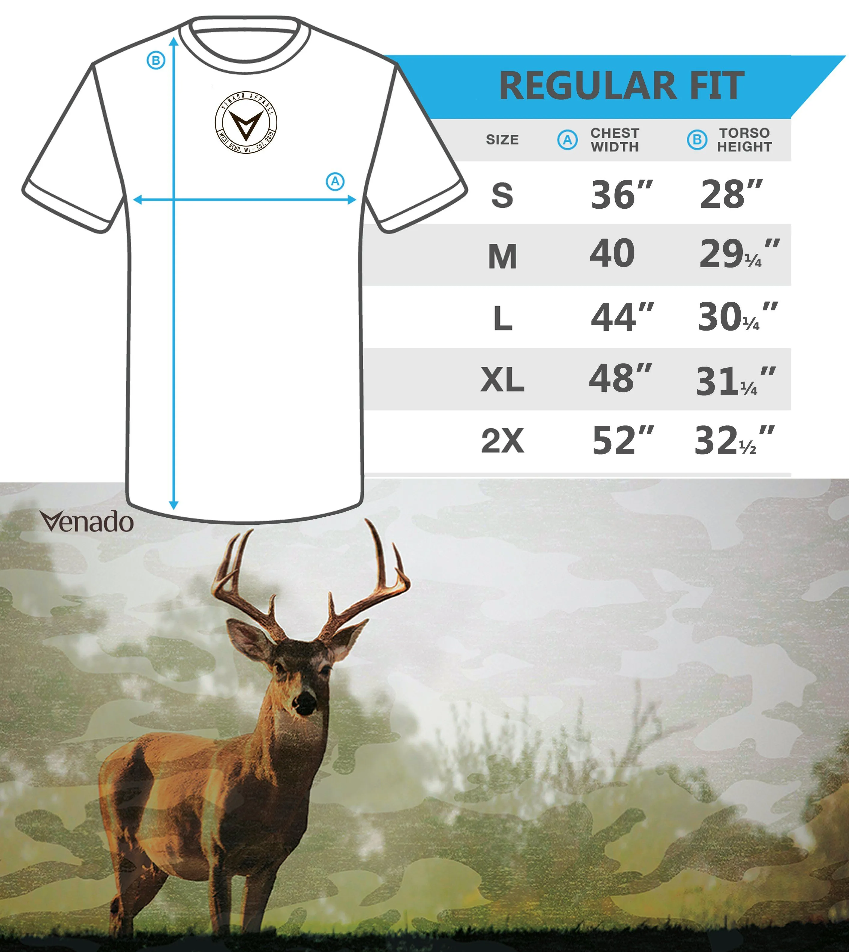 Venado Skull Tee