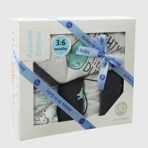 Wild Dino 5-Piece Baby Layette Set