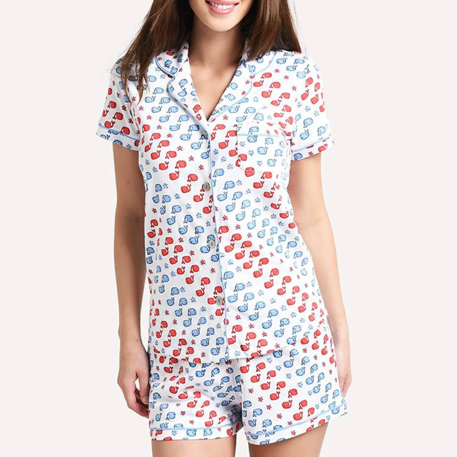 Women's Cute Roller Rabbit Pajamas Set
