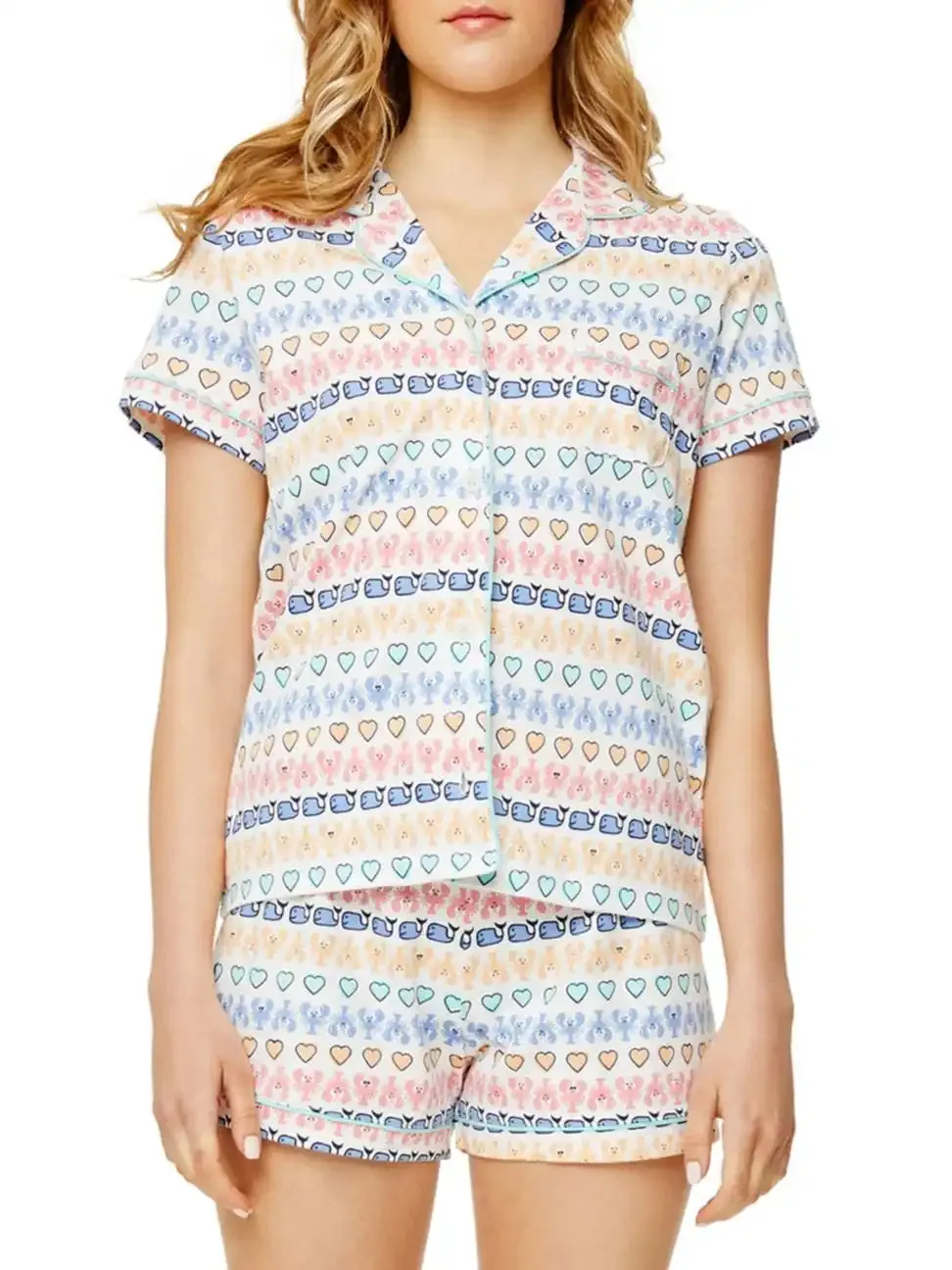 Women's Cute Roller Rabbit Pajamas Set