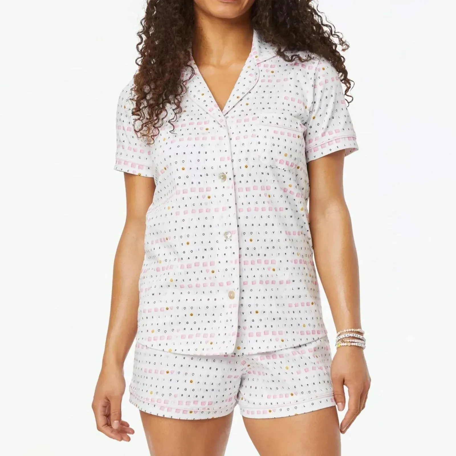Women's Cute Roller Rabbit Pajamas Set