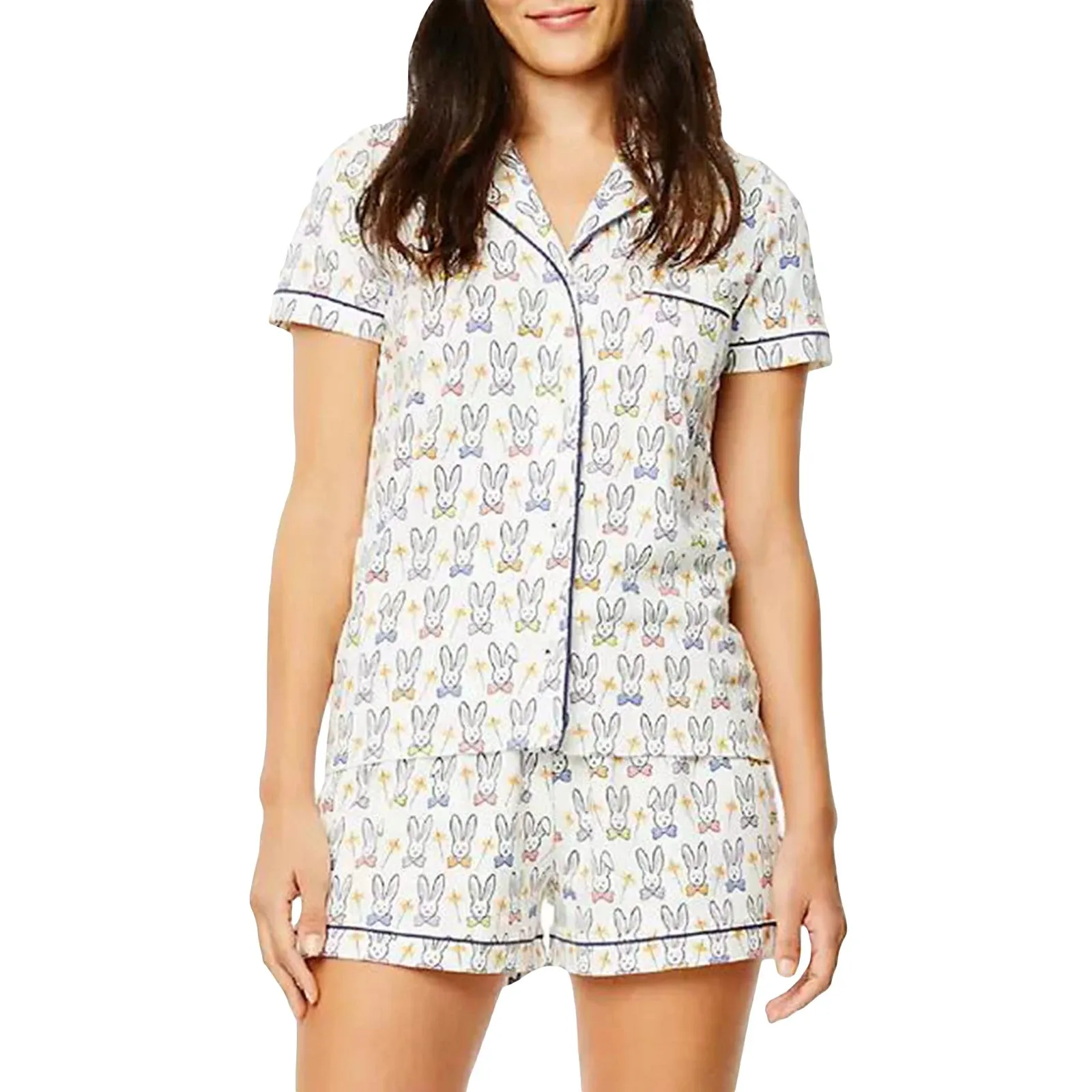 Women's Cute Roller Rabbit Pajamas Set