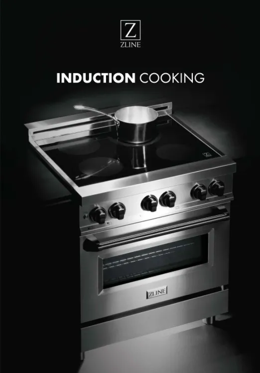 ZLINE 36 Induction Range in Stainless Steel with a Black Matte Door (RAIND-BLM-36)