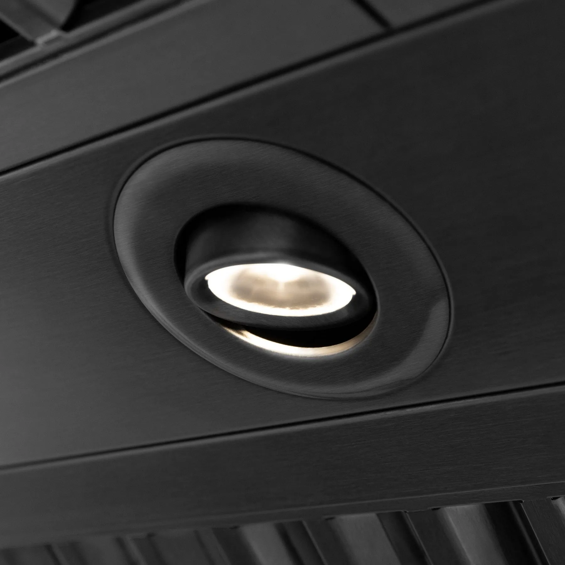 ZLINE 48" Autograph Edition Black Stainless Steel Range Hood with Champagne Bronze Handle (BS655Z-48-CB)