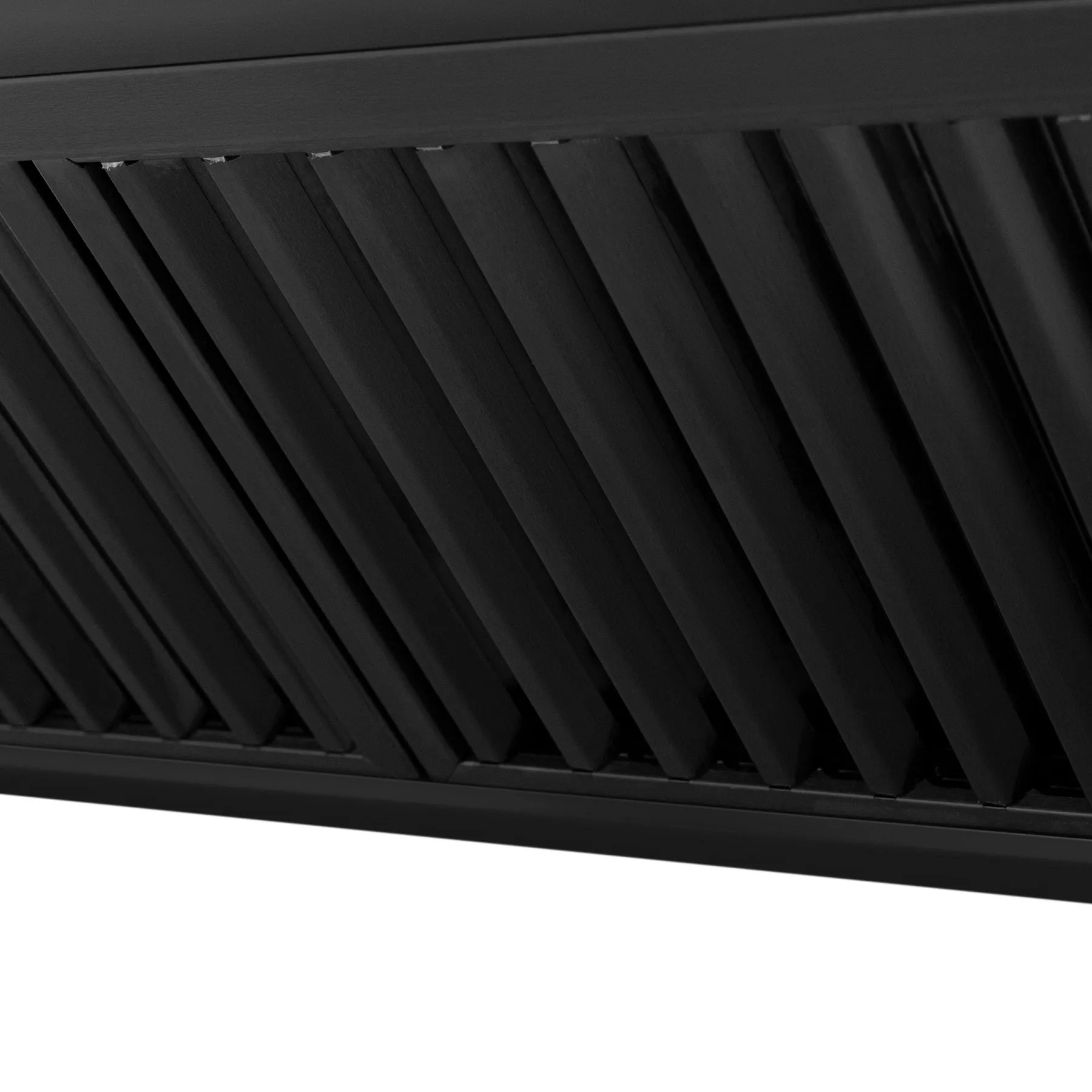ZLINE 48" Autograph Edition Black Stainless Steel Range Hood with Champagne Bronze Handle (BS655Z-48-CB)