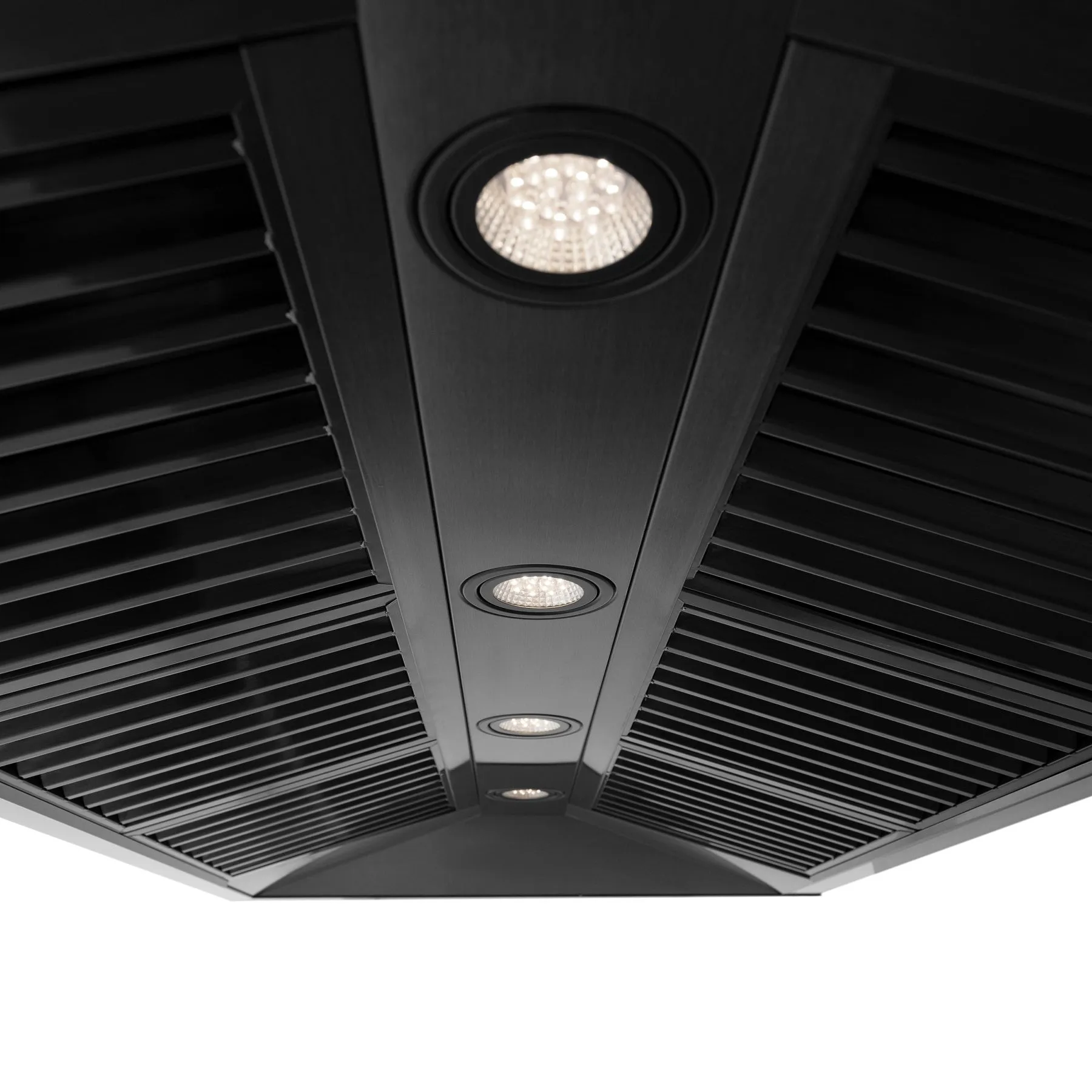 ZLINE 48" Autograph Edition Black Stainless Steel Range Hood with Champagne Bronze Handle (BS655Z-48-CB)